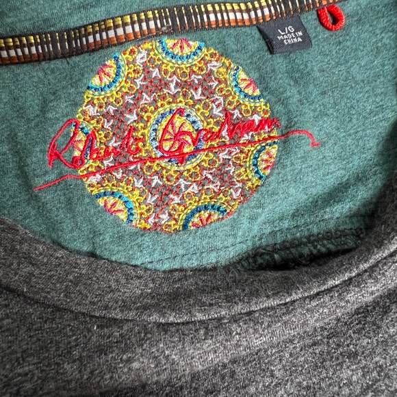 Robert Graham long sleeve shirt sz L - Picture 4 of 6